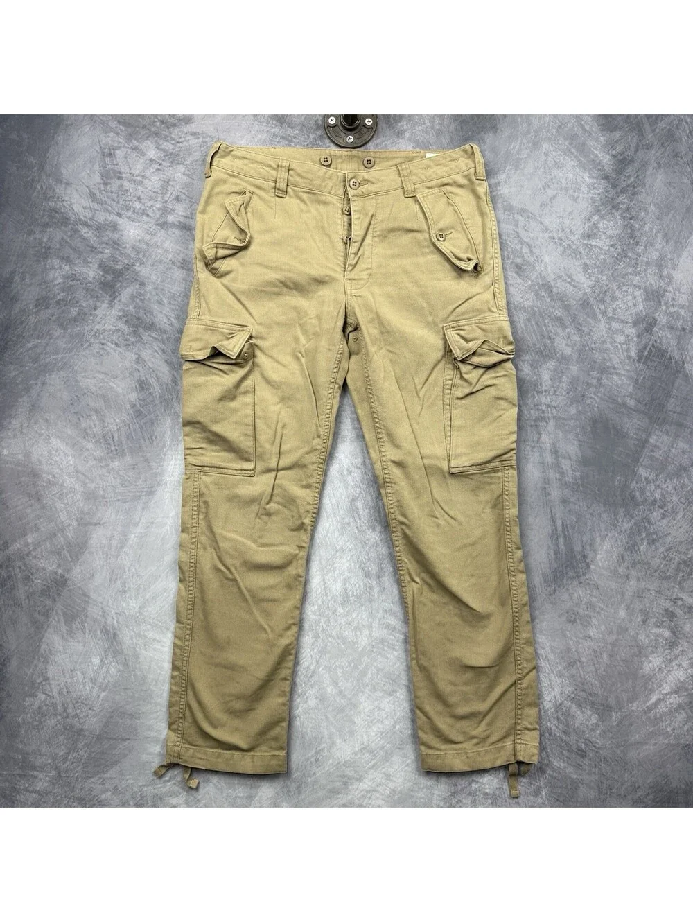 Polo Ralph Lauren Military Cargo Pants Men's 32x30(29) Utility Surplus Khaki